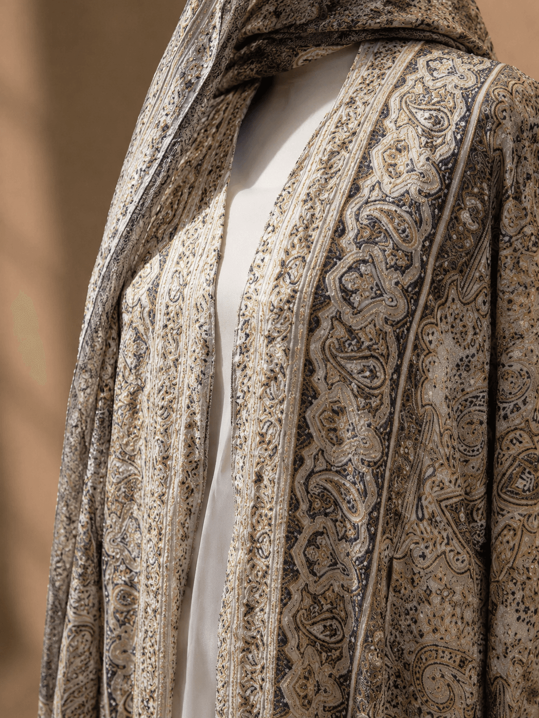 Champagne Sand — Pashmina abaya — photo 3