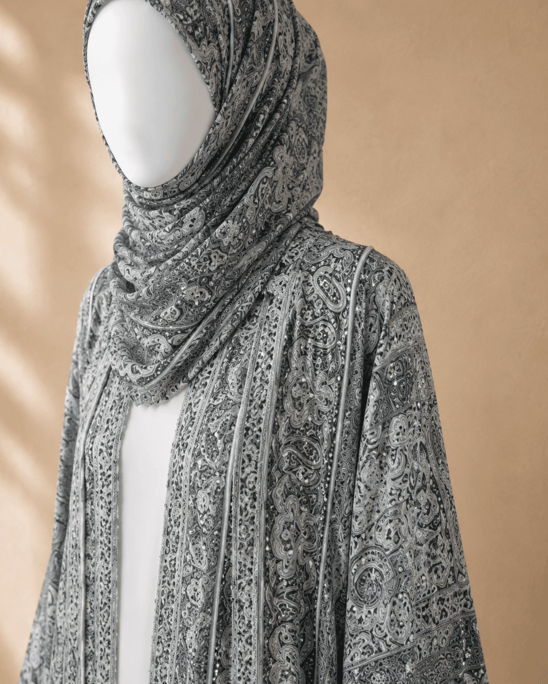 Emerald Dusk — Pashmina abaya — photo 3