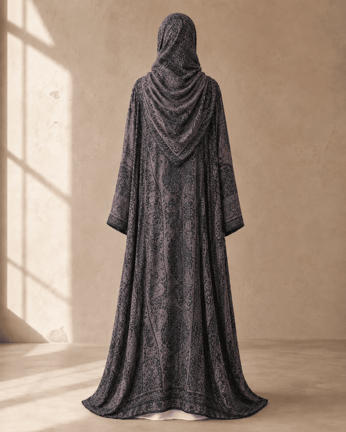Ivory Mist — Pashmina abaya — photo 2