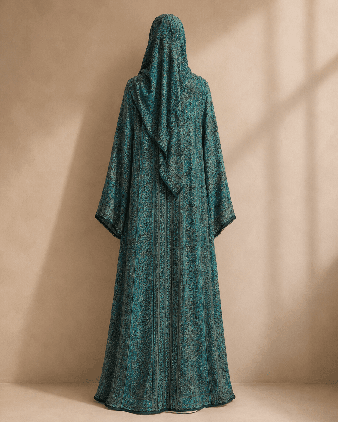 Midnight Plum — Pashmina abaya — photo 2