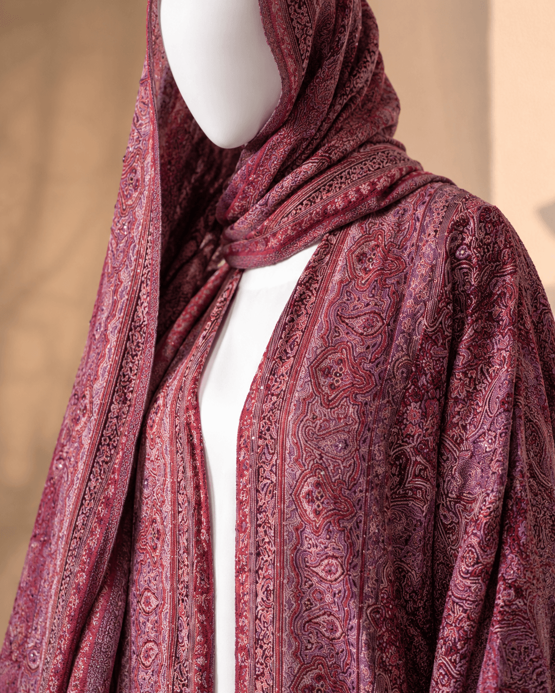Rosewood Blush — Pashmina abaya — photo 3