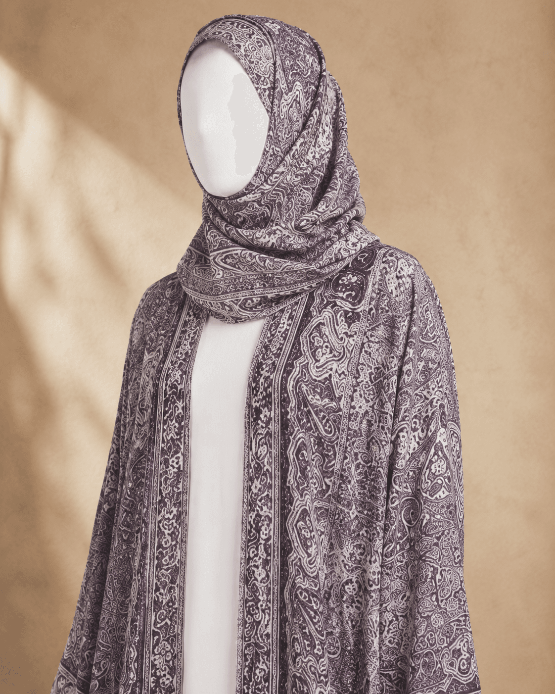 Royal Merlot — Pashmina abaya — photo 3