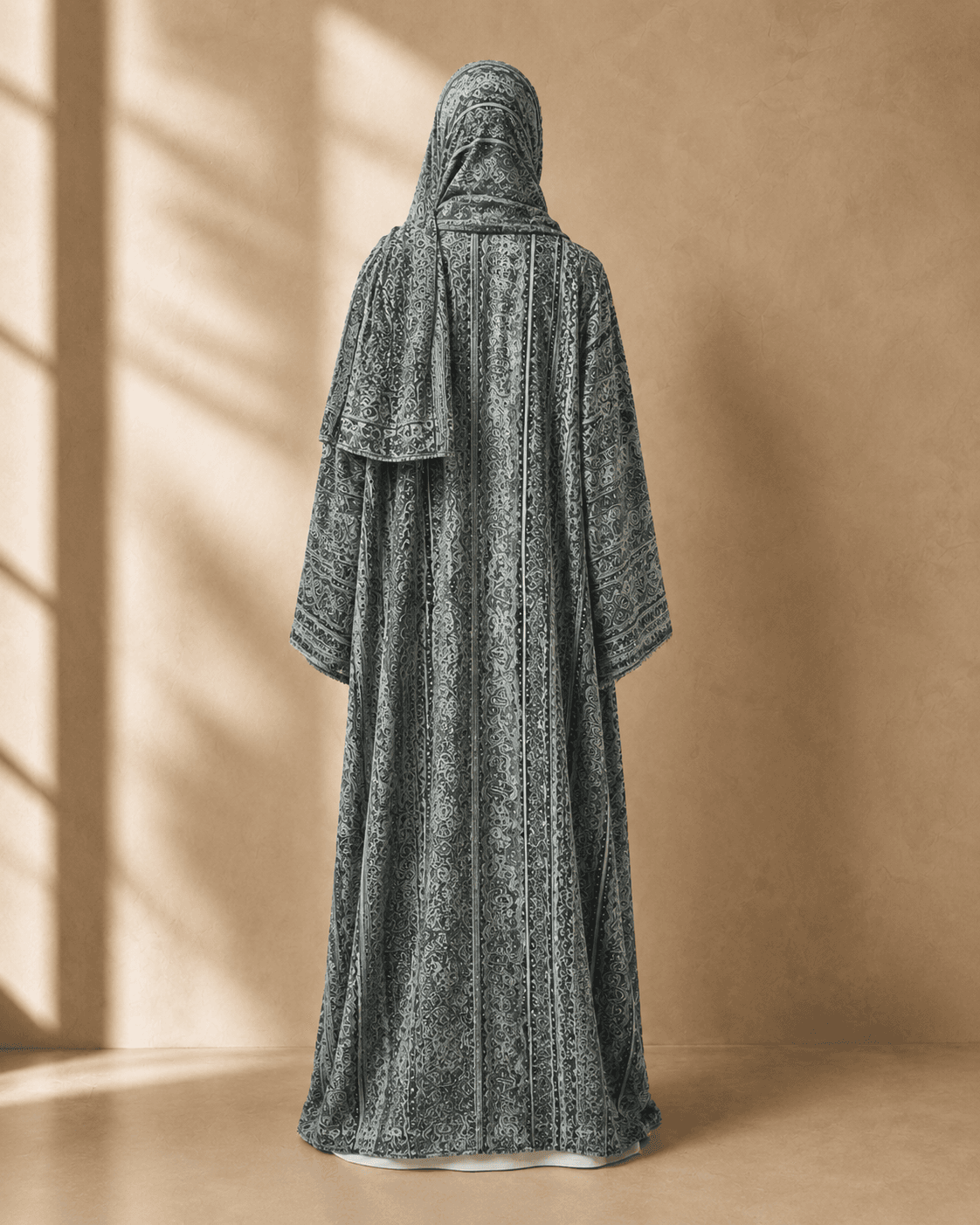 Sage Marble — Pashmina abaya — photo 2