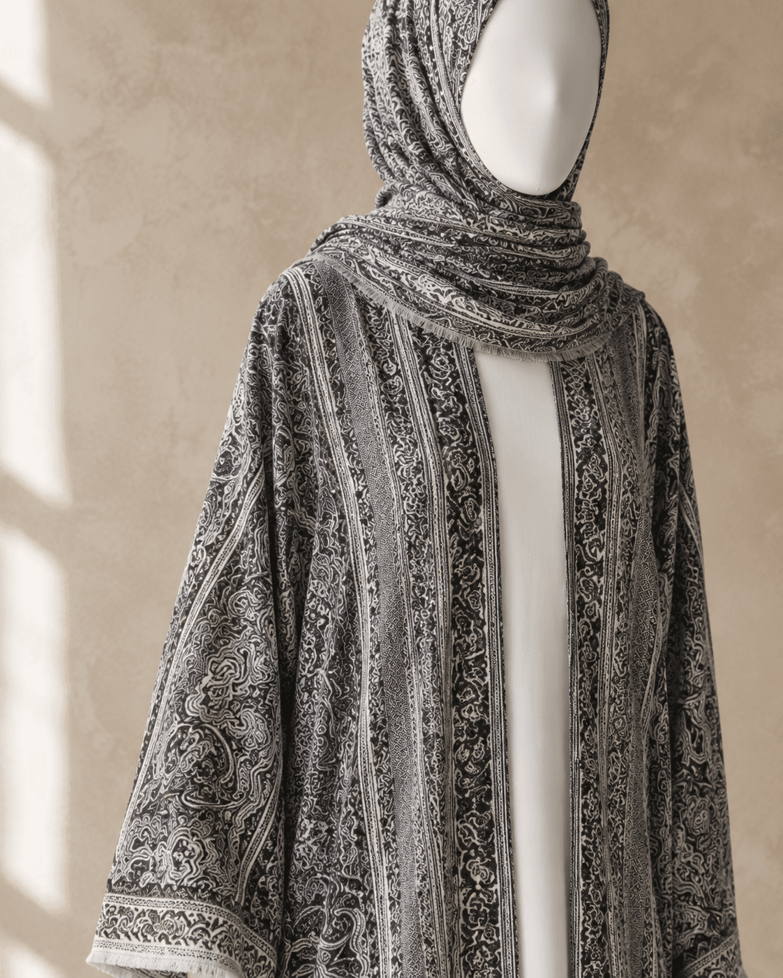 Silver Eclipse — Pashmina abaya — photo 3