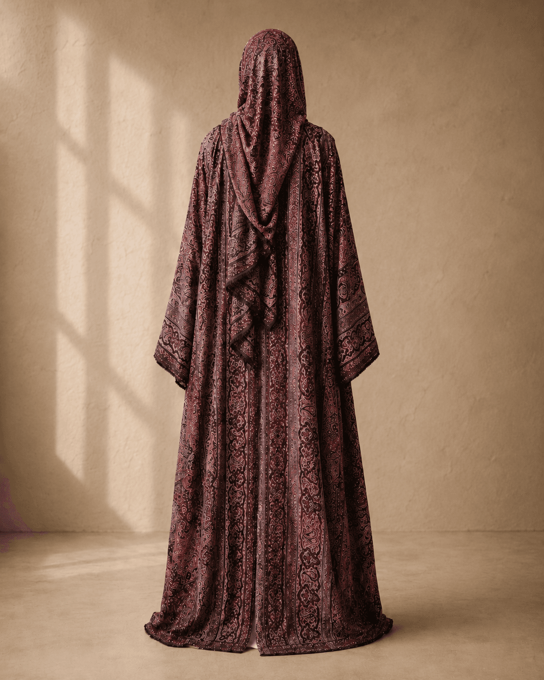 Velvet Garnet — Pashmina abaya — photo 2
